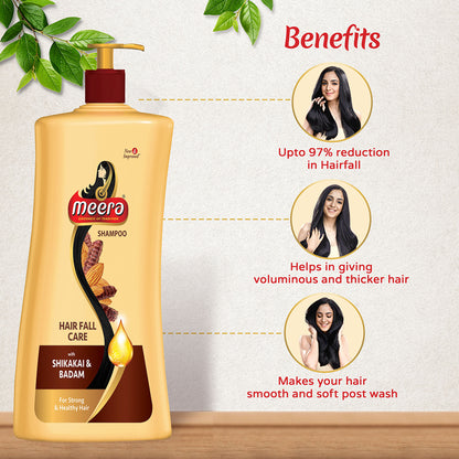 Meera Strong and Healthy Shampoo, With Goodness Of Kunkudukai and Badam