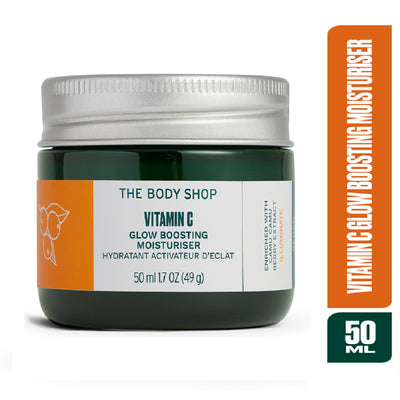 The Body Shop Vitamin C Glow Boosting Moisturizer Boosts Radiance & Hydrates Dull Skin All Skin
