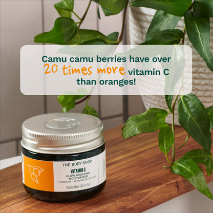 The Body Shop Vitamin C Glow Boosting Moisturizer Boosts Radiance & Hydrates Dull Skin All Skin