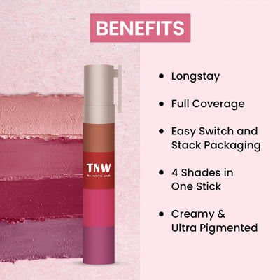 TNW The Natural Wash Long Stay Lipstack Set - Jukebox