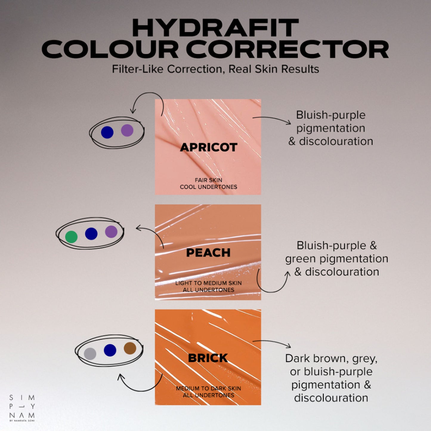 Simply Nam Hydrafit Colour Corrector - Apricot