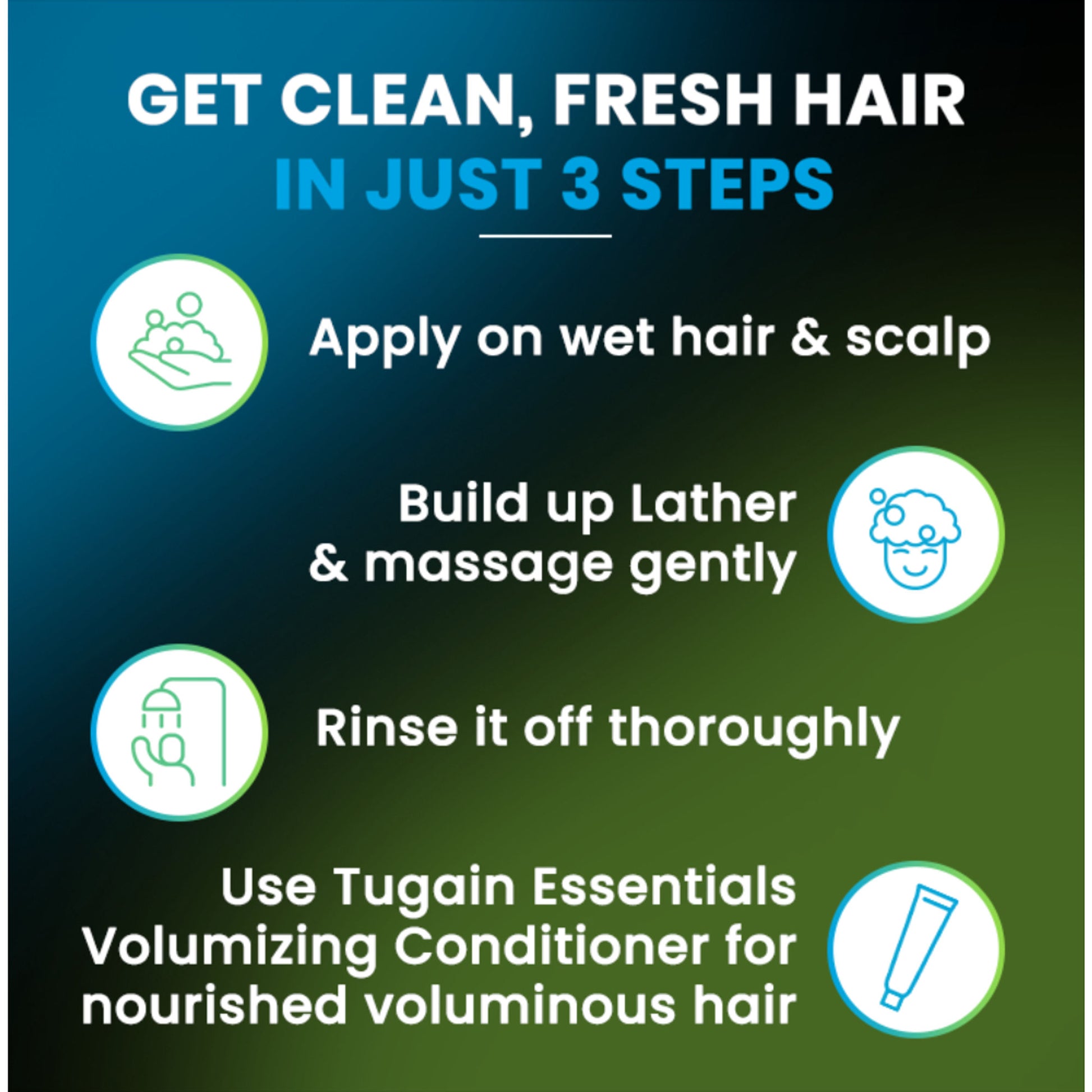 TUGAIN ESSENTIALS Hair Fall Control Shampoo