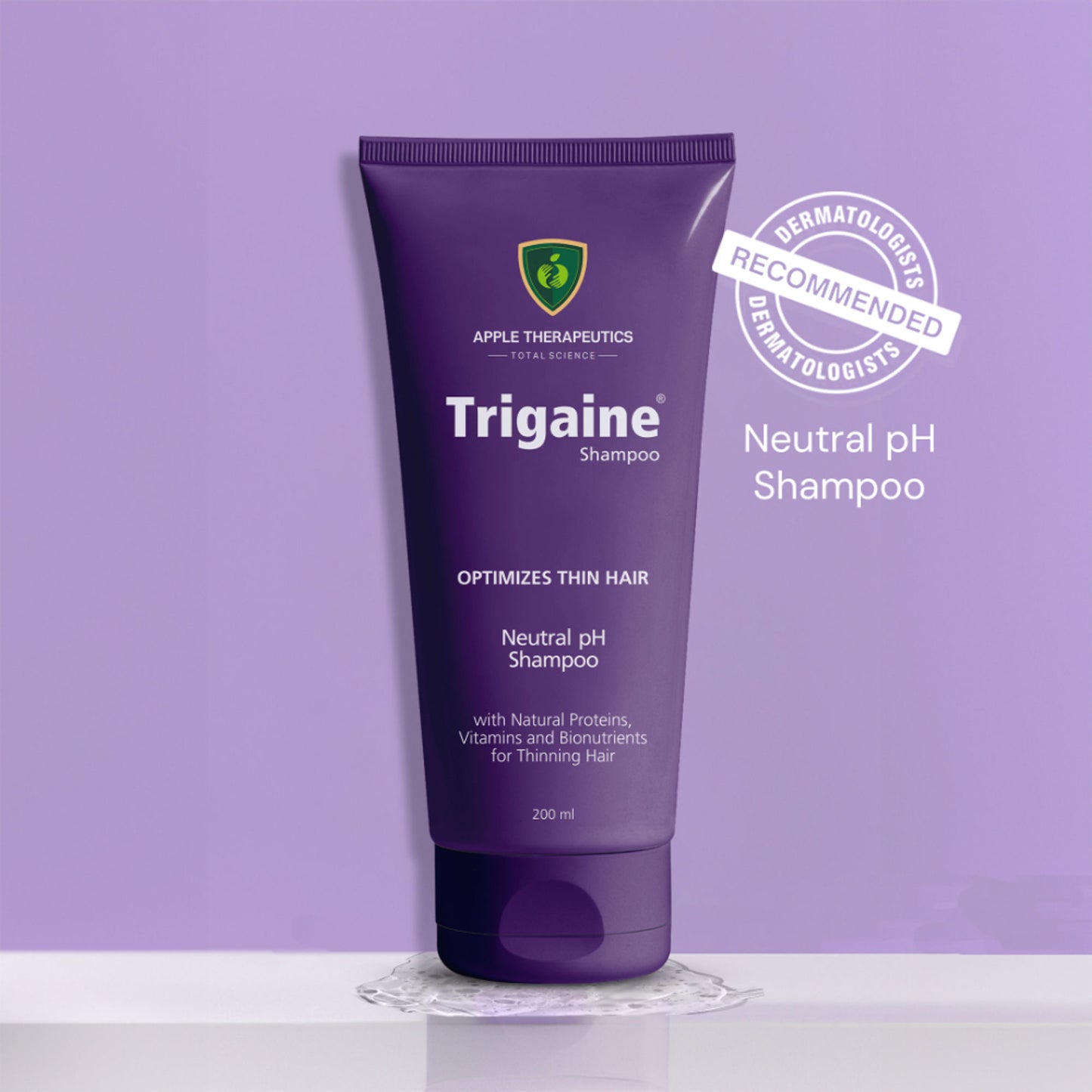 Trigaine PH 5.5 Balanced Shampoo Color & Heat Treated Hair Natural Proteins Vitamins & Bionutrients