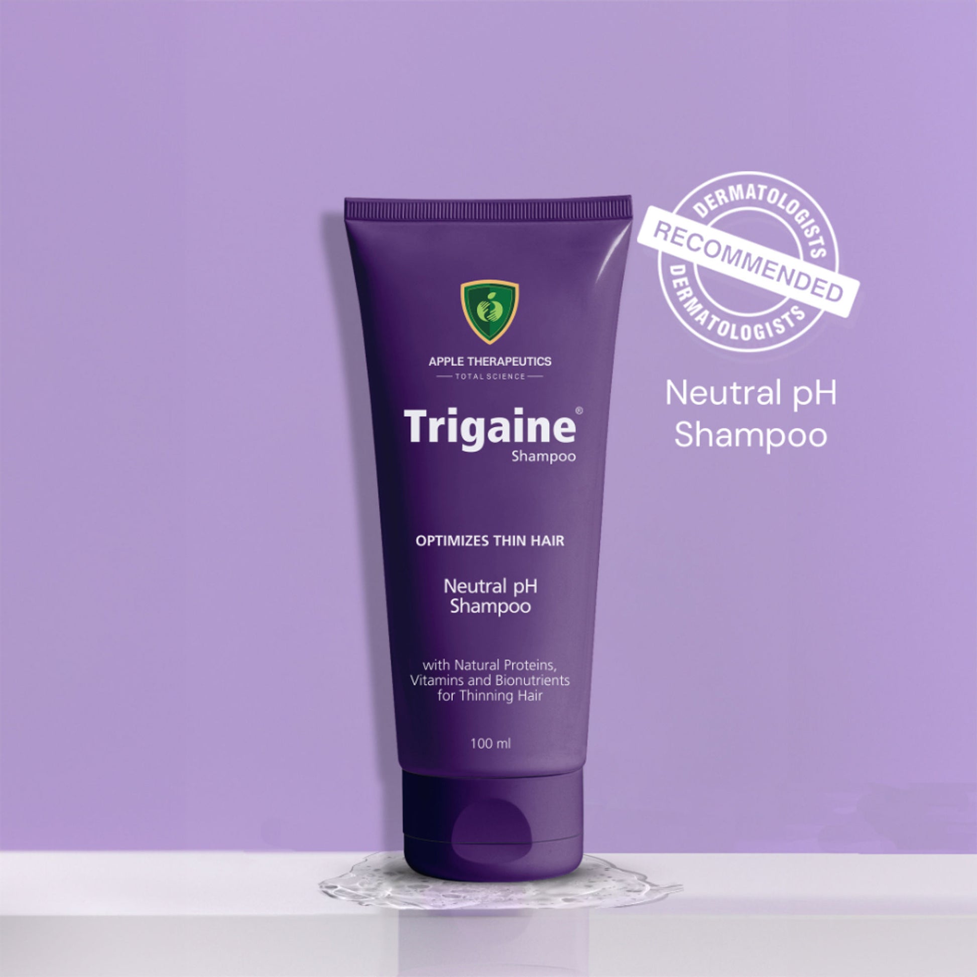 Trigaine PH 5.5 Balanced Shampoo Color & Heat Treated Hair Natural Proteins Vitamins & Bionutrients