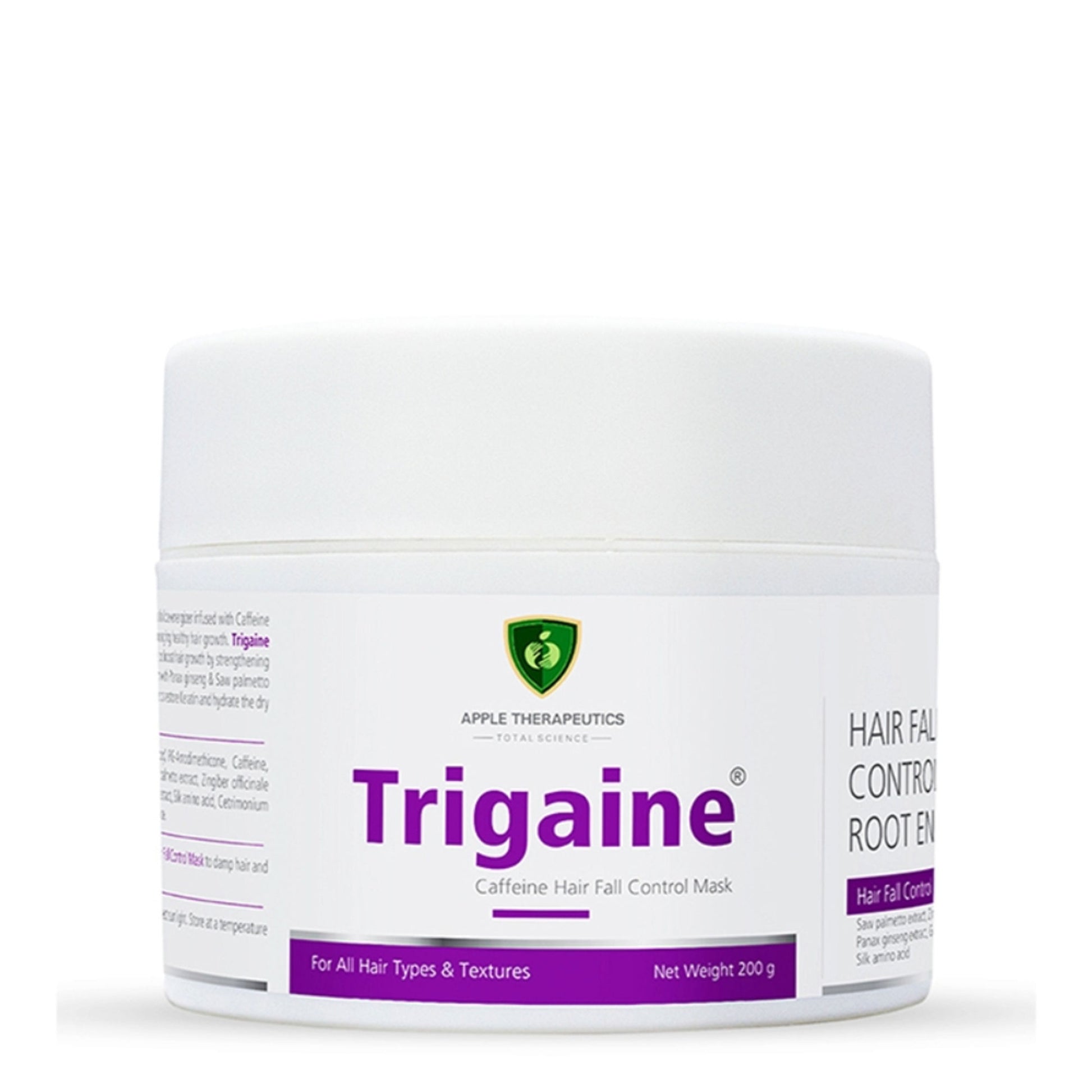 Trigaine Caffeine Hair Fall Control Mask, Hair Growth & Deep Conditioning, Saw Palmetto & Ginseng