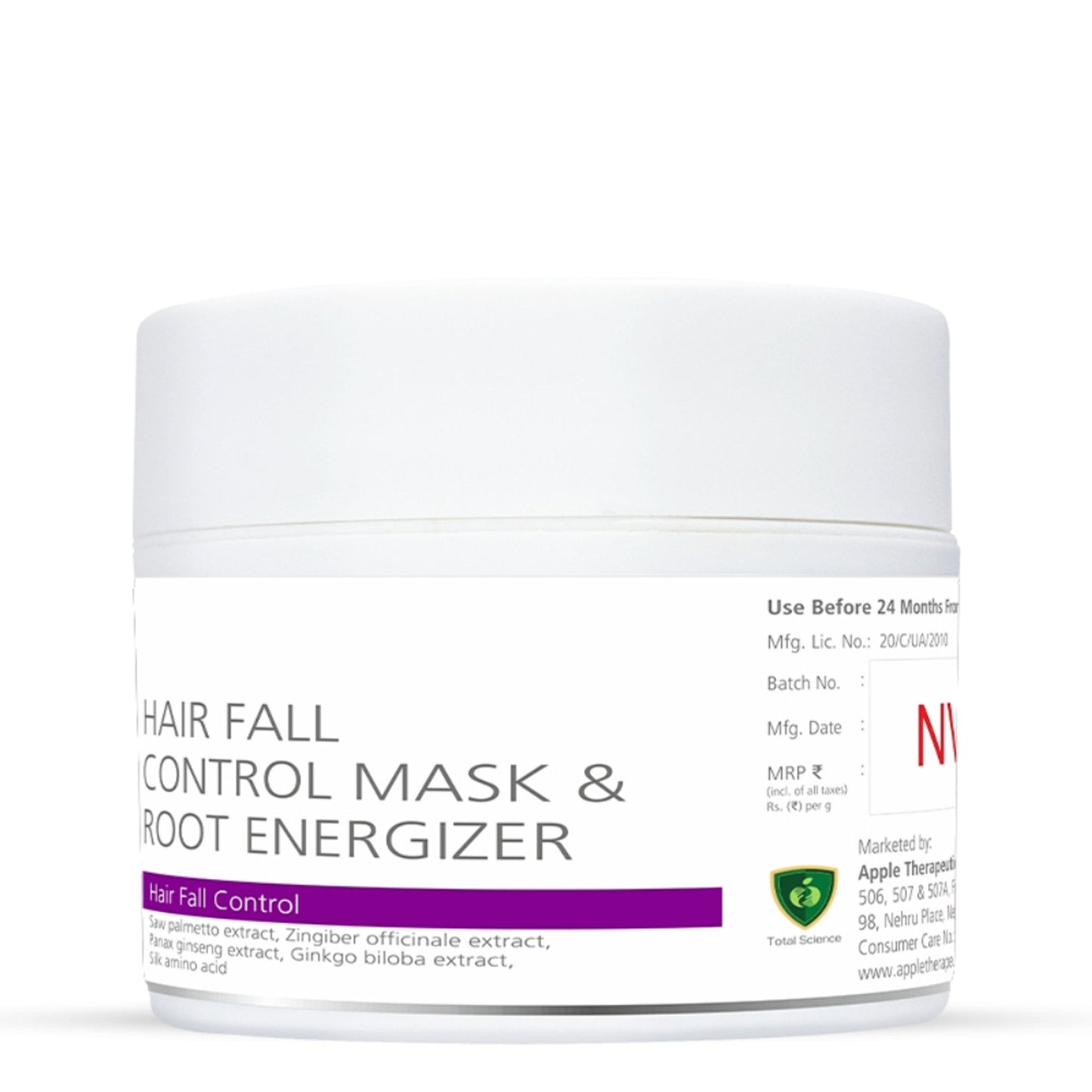 Trigaine Caffeine Hair Fall Control Mask, Hair Growth & Deep Conditioning, Saw Palmetto & Ginseng