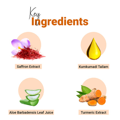 Vedic Line Kumkumadi Tailam Ubtan Face Wash