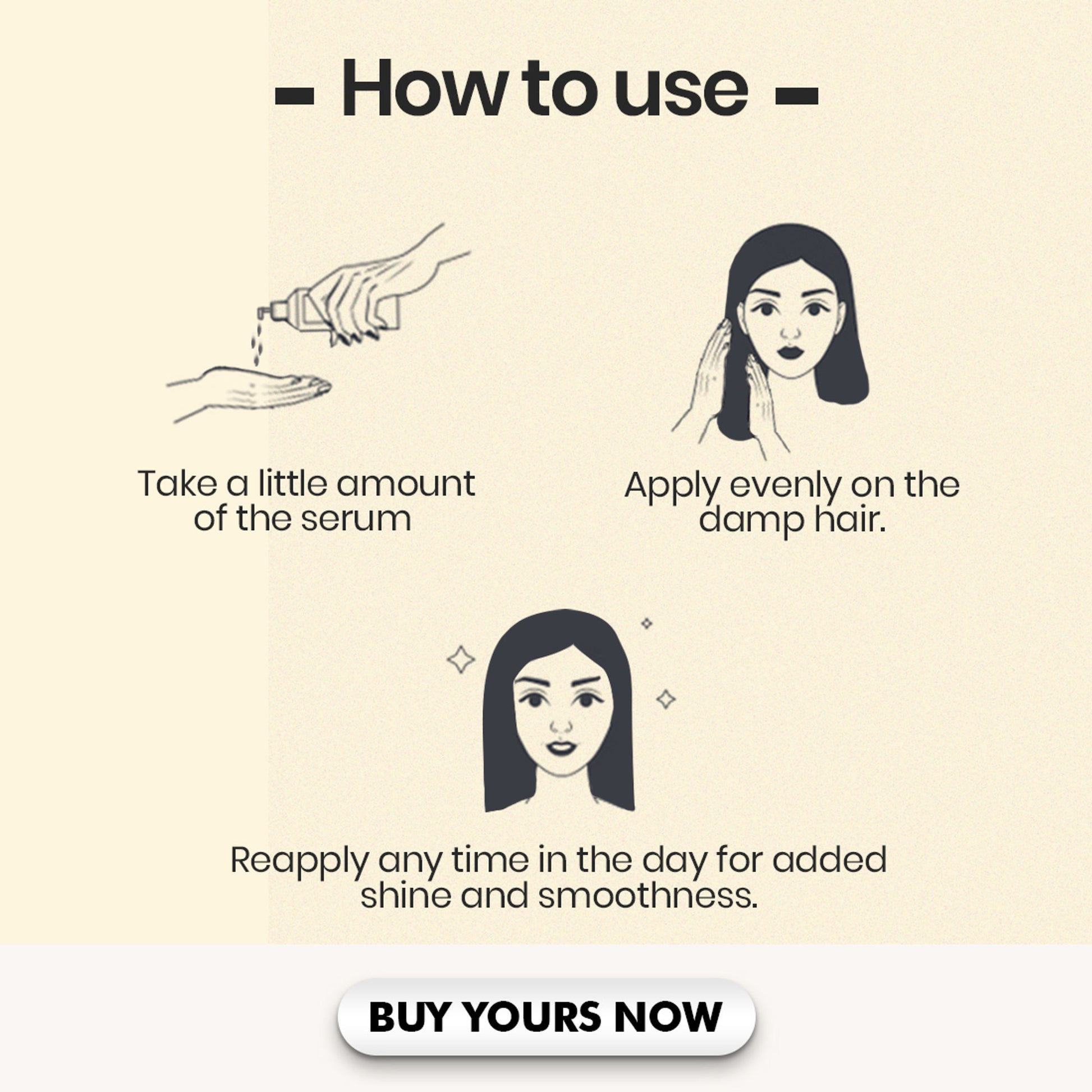 TNW The Natural Wash Black Seed Hair Serum For Dry, Frizzy & Tangle Free Hair