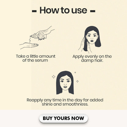 TNW The Natural Wash Black Seed Hair Serum For Dry, Frizzy & Tangle Free Hair