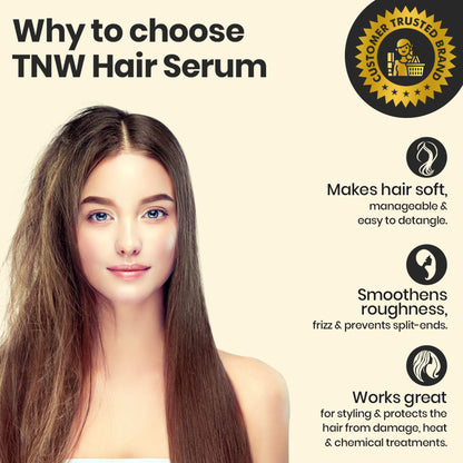 TNW The Natural Wash Black Seed Hair Serum For Dry, Frizzy & Tangle Free Hair