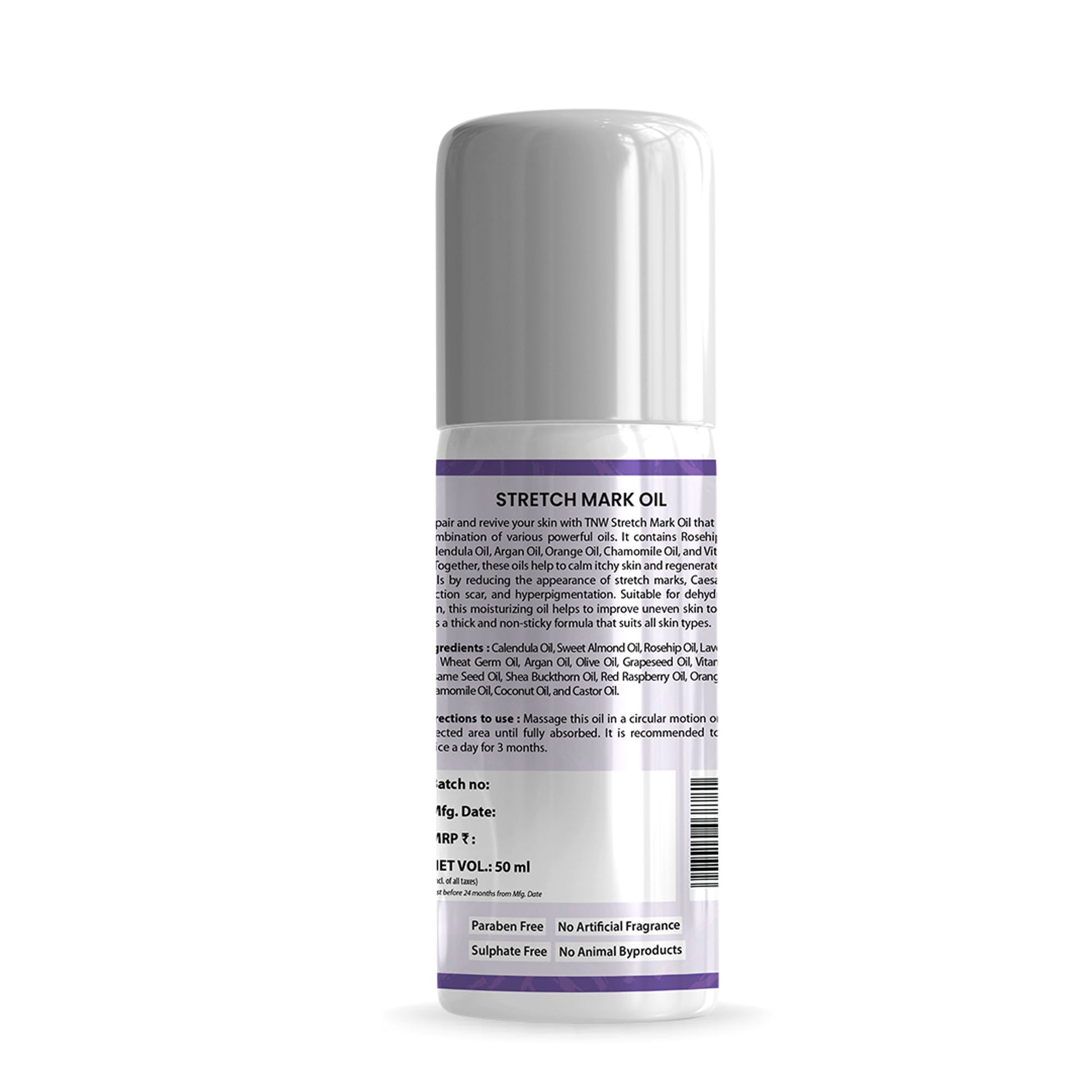 TNW The Natural Wash Stretch Mark Oil For Reducing Scars & Pigmentation