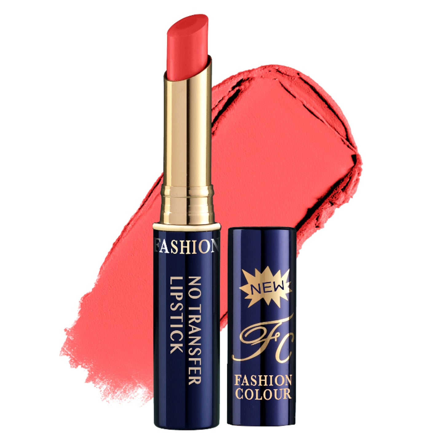 FASHION COLOUR Non-Transfer Matt Waterproof Lipstick - 37 Coral