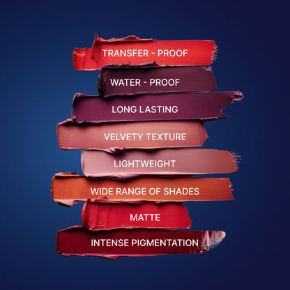 FASHION COLOUR Non-Transfer Matt Waterproof Lipstick - 37 Coral