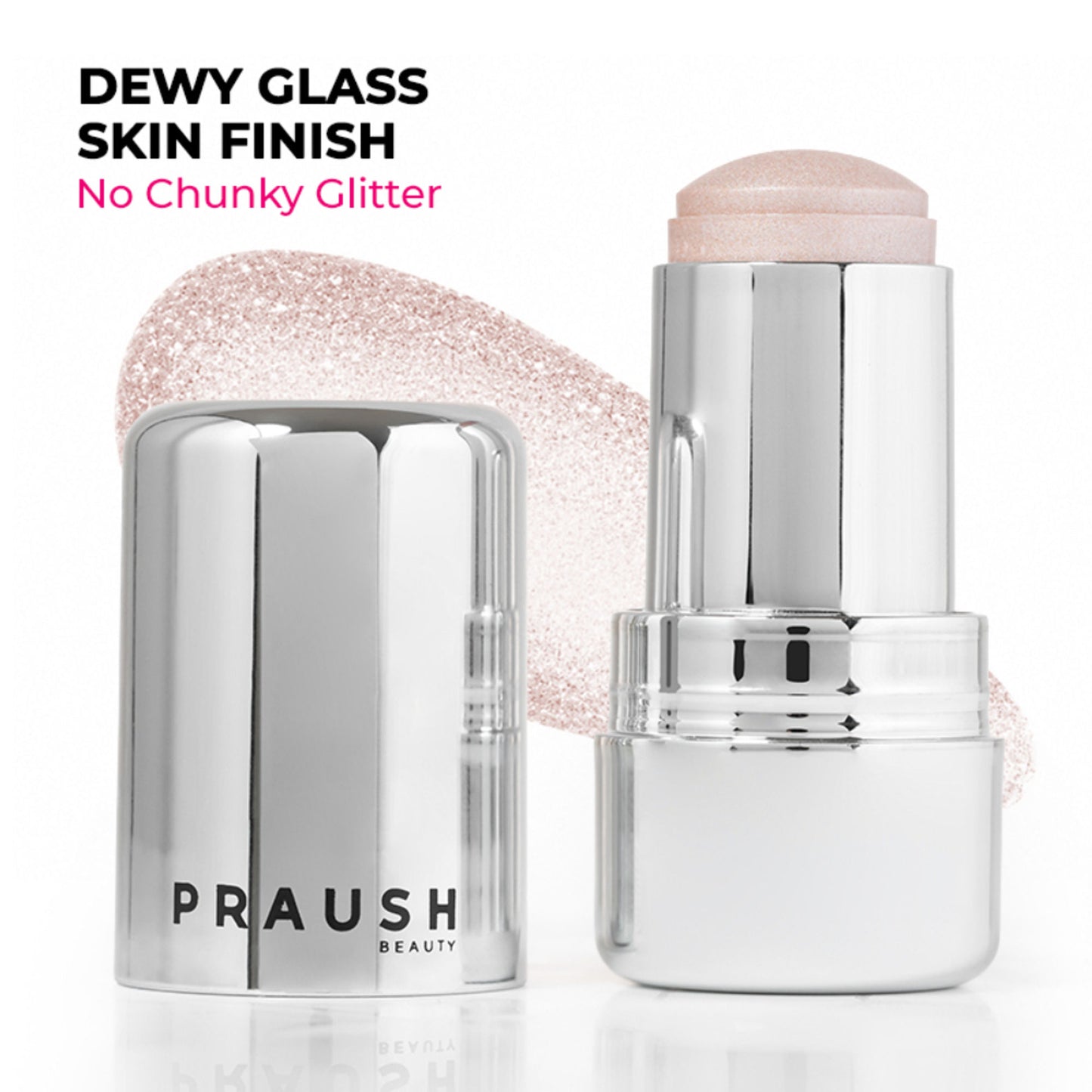 Praush Beauty ICY Glow Jelly Highlighter & Strobe Stick - Champagne