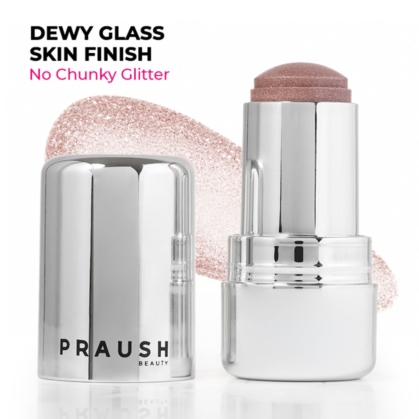 Praush Beauty ICY Glow Jelly Highlighter & Strobe Stick - Gold