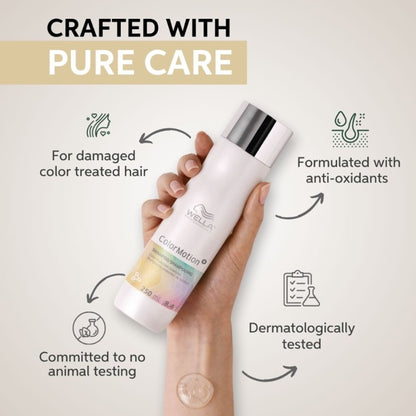 Wella Professionals ColorMotion+ Color Protection Shampoo for Coloured Hair, with Vibrant Shine