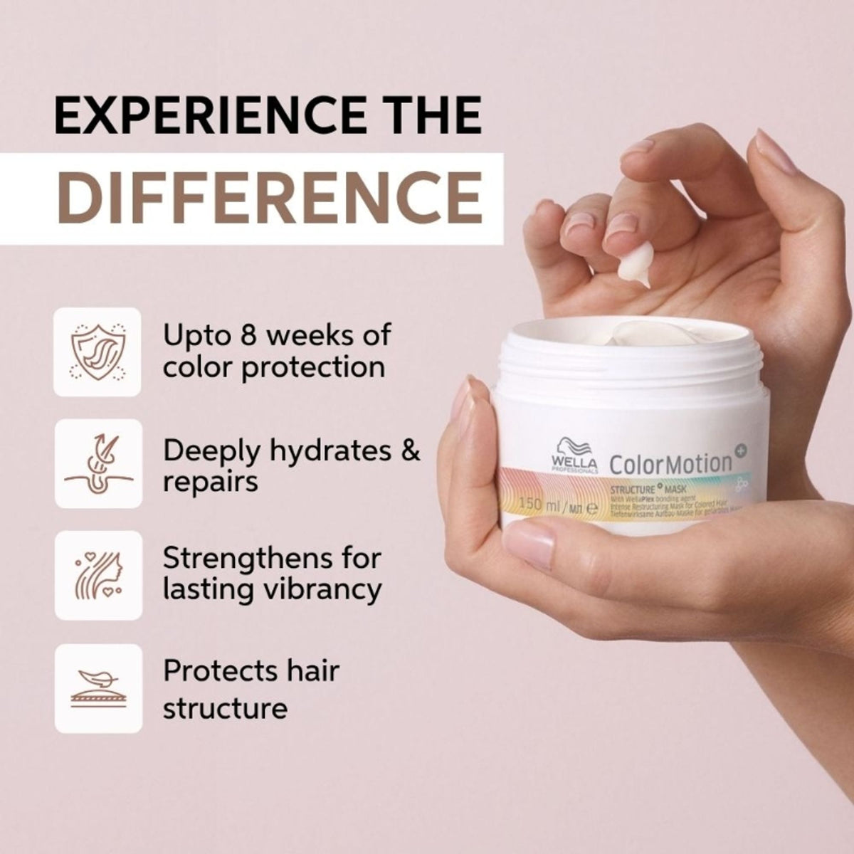 Wella Professionals Colormotion+ Structure+ Colour Protection Hair Mask for Damaged Hair