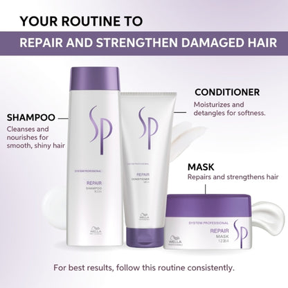 System Professional Repair Hair Mask for Dry Hair, Strengthens & Restores Damaged Hair 200ml