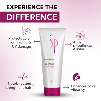 System Professional Color Save Conditioner for Coloured Hair Protects Color Fading & UV Damage