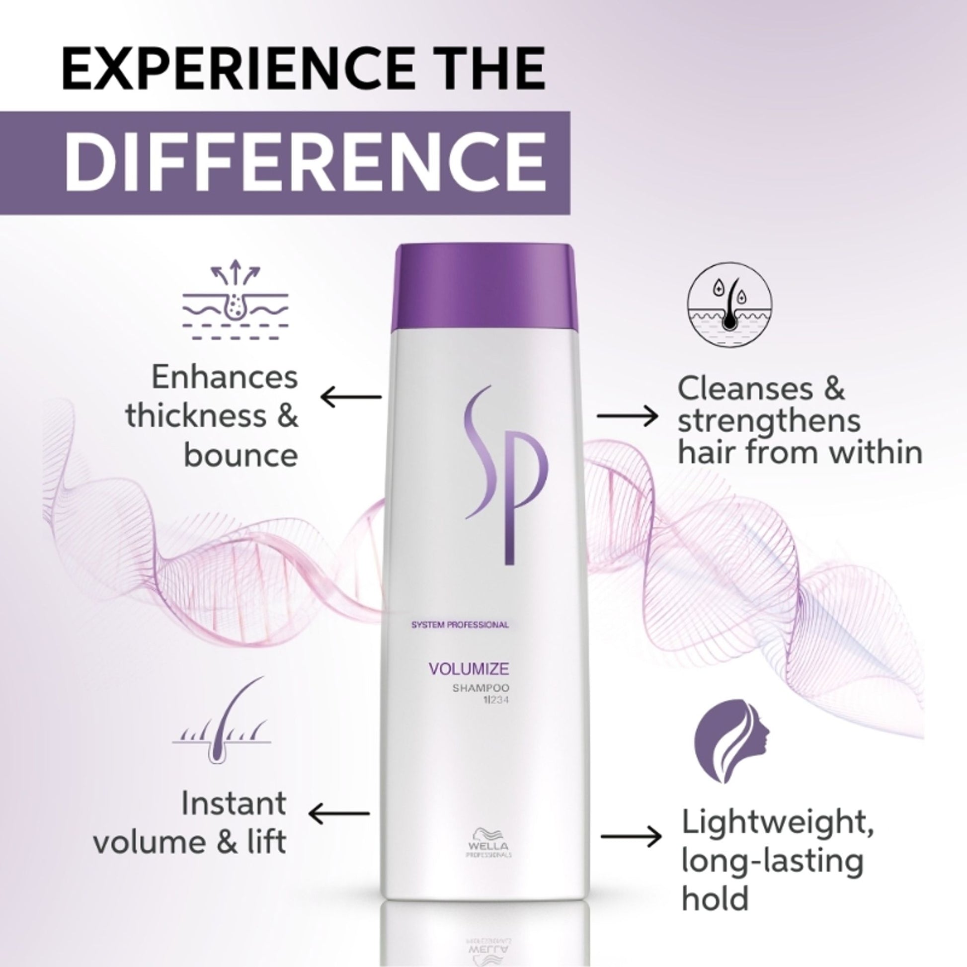 System Professional Volumizing Shampoo for Fine Hair Volume Booster & Lightweight Cleansing