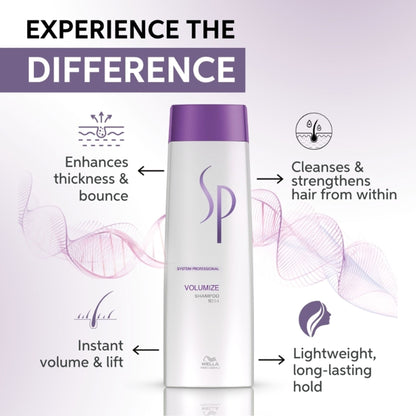 System Professional Volumizing Shampoo for Fine Hair Volume Booster & Lightweight Cleansing