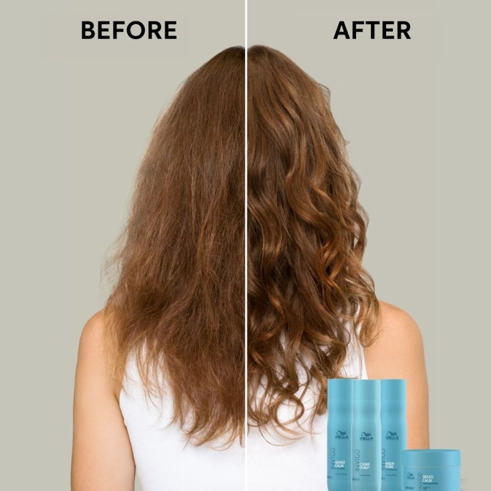 Wella Professionals Invigo Balance Senso Calm Hair Mask for Frizzy, Damaged Hair & Itchy Scalp