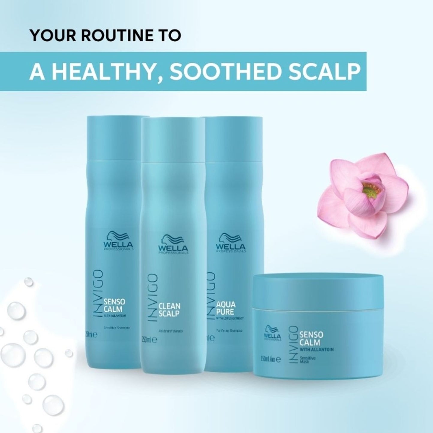 Wella Professionals Invigo Balance Senso Calm Hair Mask for Frizzy, Damaged Hair & Itchy Scalp
