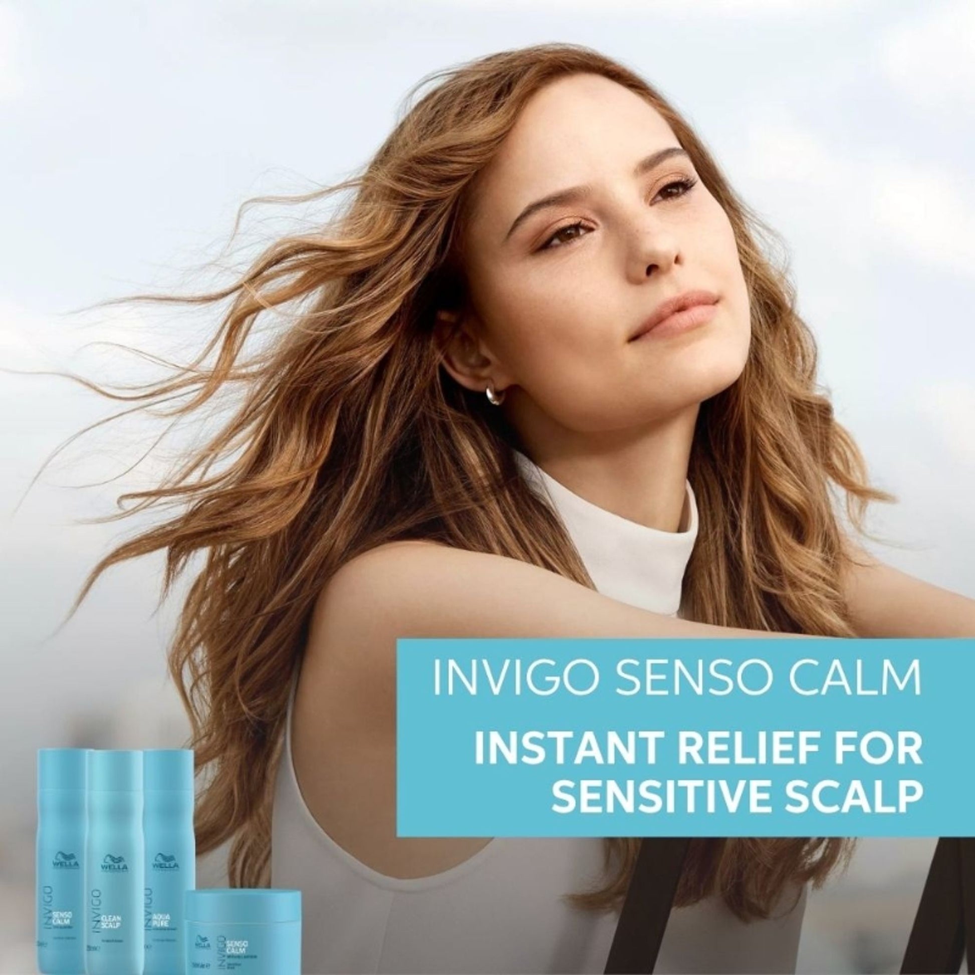 Wella Professionals Invigo Balance Senso Calm Hair Mask for Frizzy, Damaged Hair & Itchy Scalp
