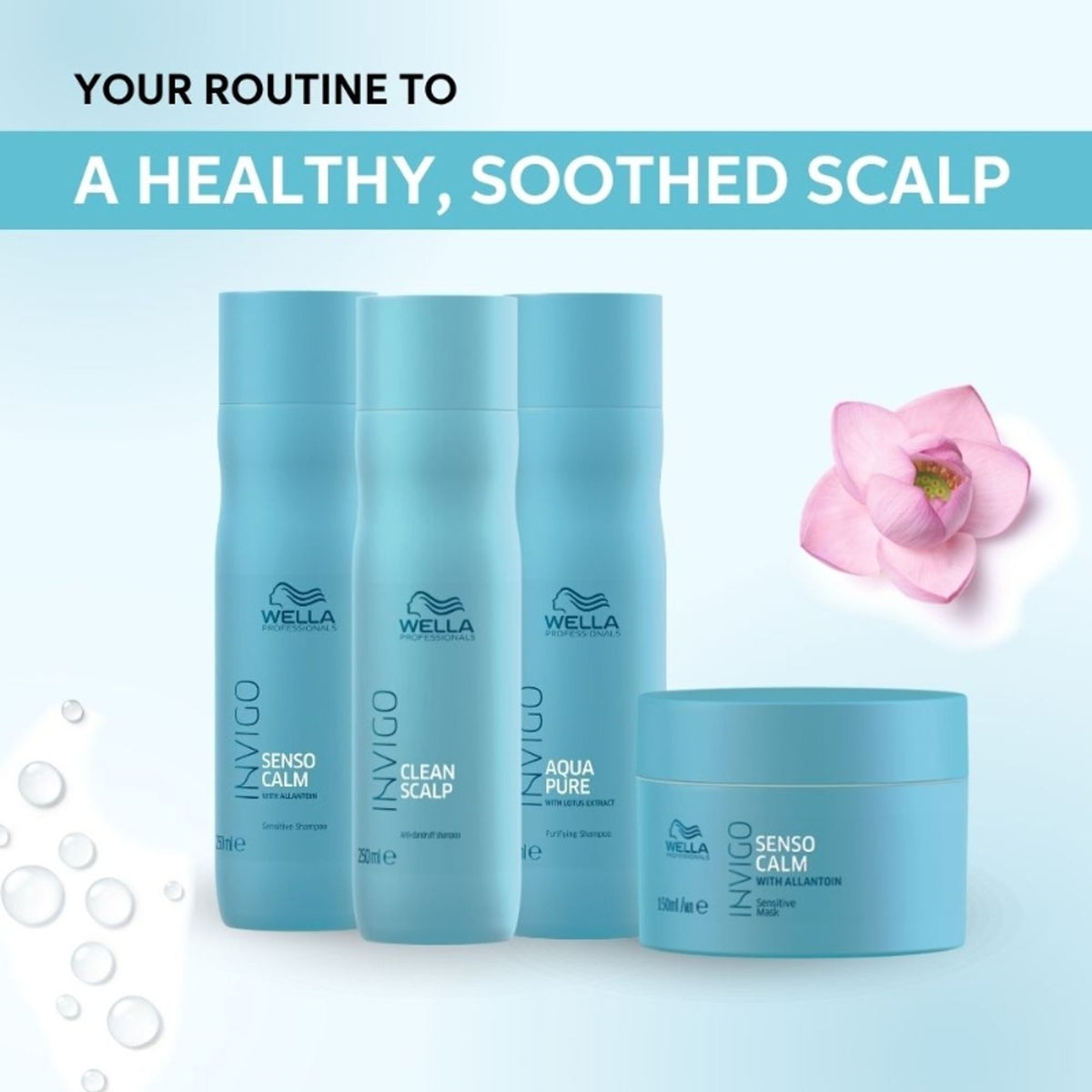 Wella Professionals Invigo Balance Senso Calm Shampoo for Sensitive & Itchy Scalp