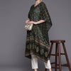 Dhiyona IE Women Ethnic Motifs Printed Gotta Patti Kaftan Kurta