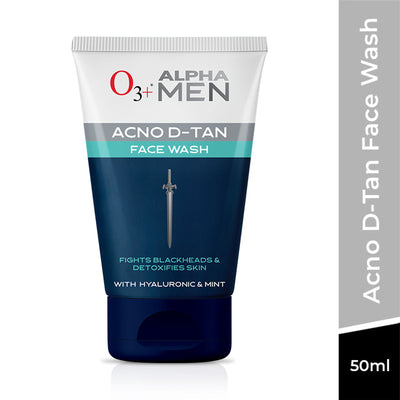 O3+ Alpha Men Acno D-Tan Face Wash