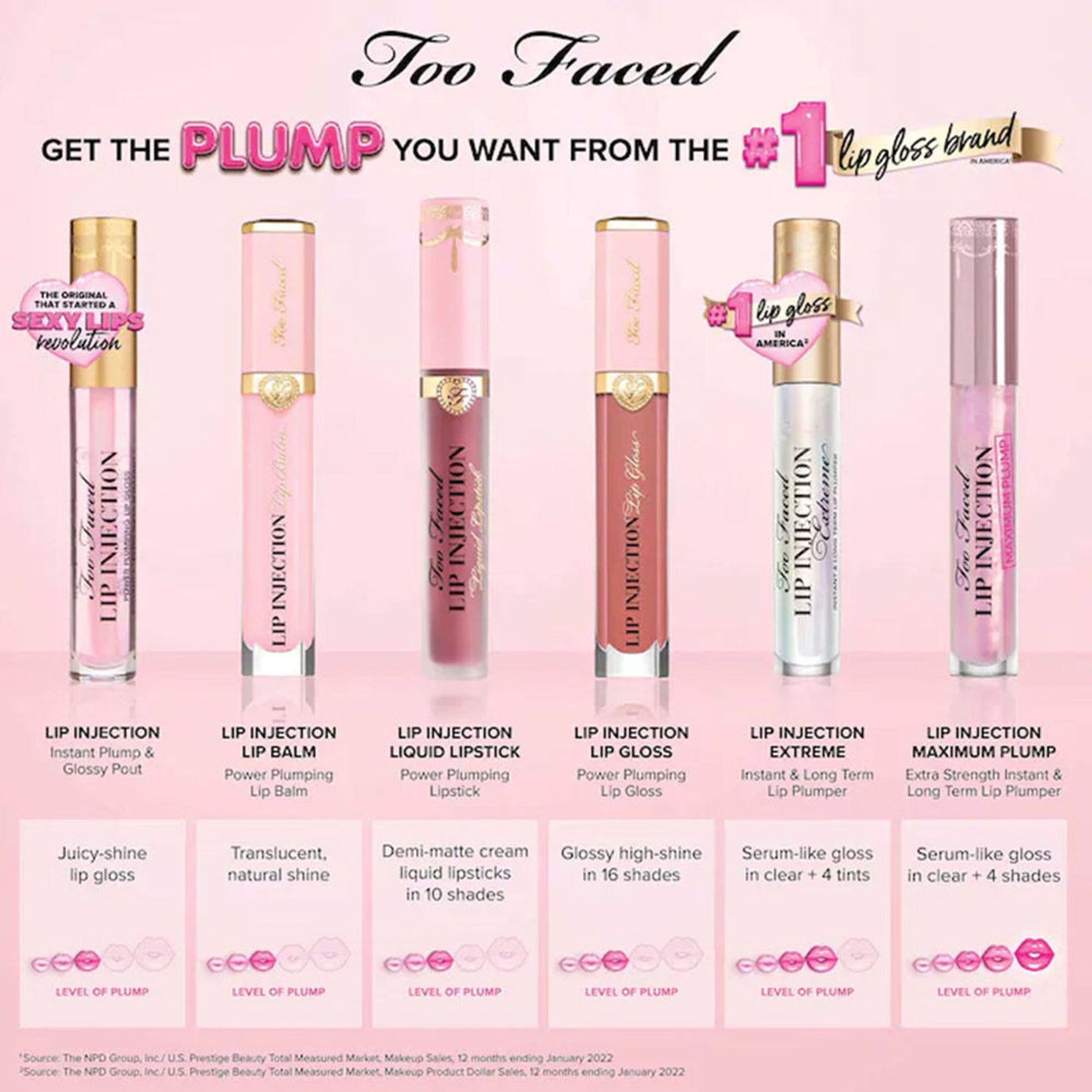 Too Faced Lip Injection Extreme Lip Plumper (Lip Gloss)- Original