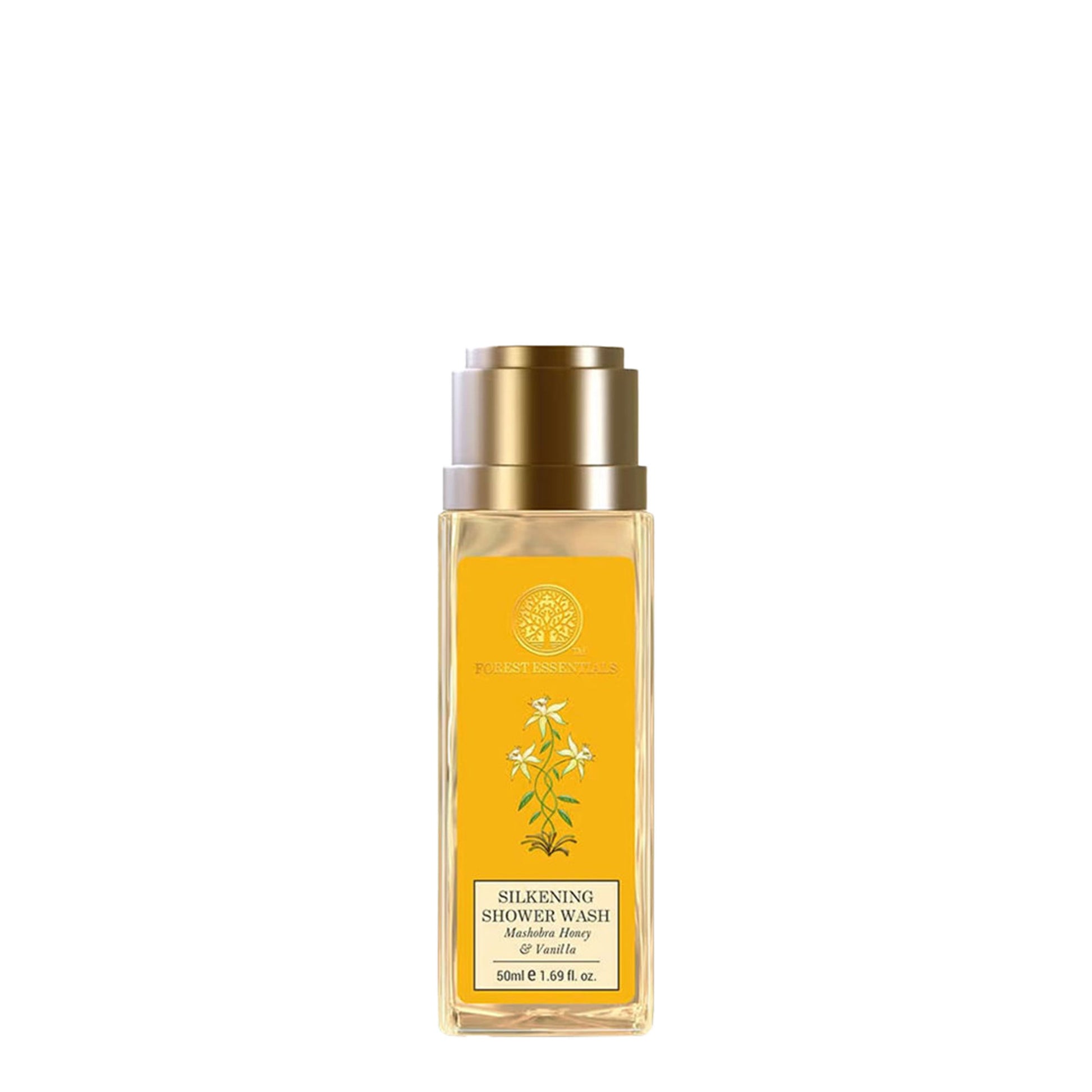 Forest Essentials Silkening Shower Wash - Mashobra Honey & Vanilla