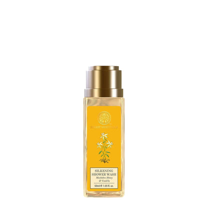Forest Essentials Silkening Shower Wash - Mashobra Honey & Vanilla