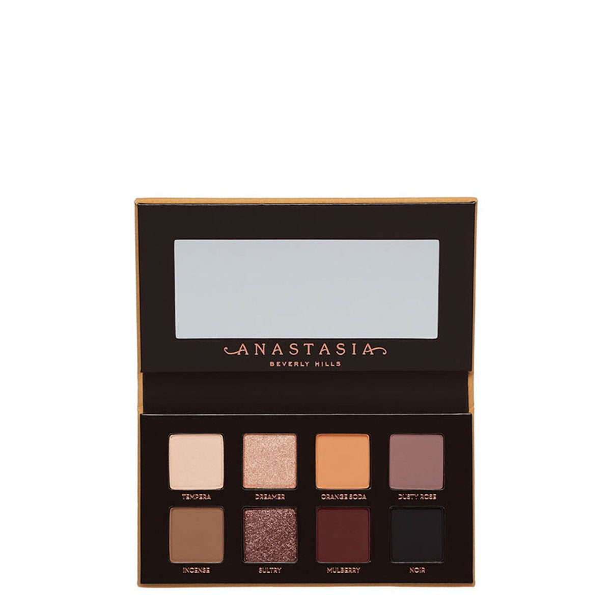 Anastasia Beverly Hills Soft Glam II Mini Eyeshadow Palette with neutral and warm shades in a compact case.