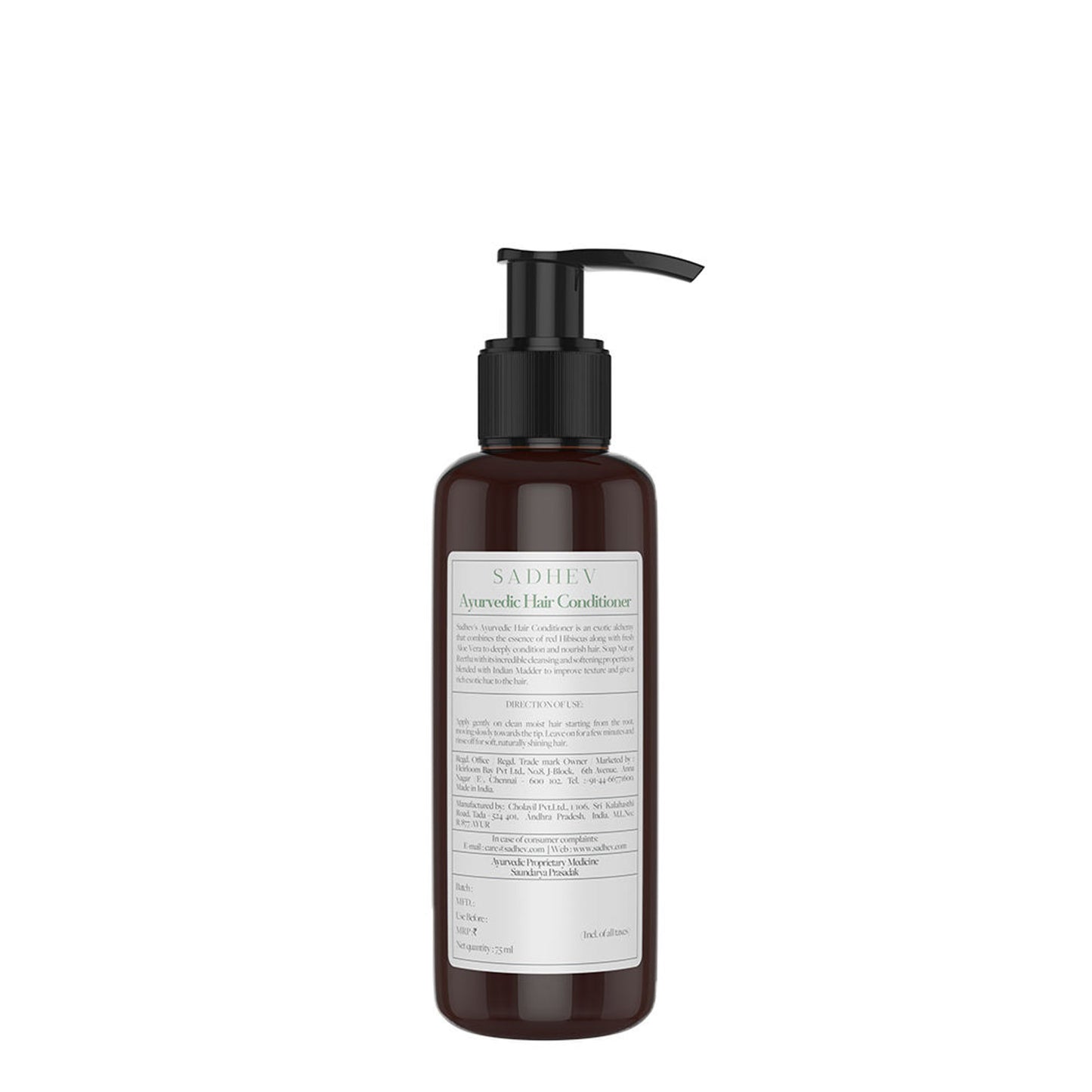 SADHEV Ayurvedic Conditioner - Aloe & Hibiscus