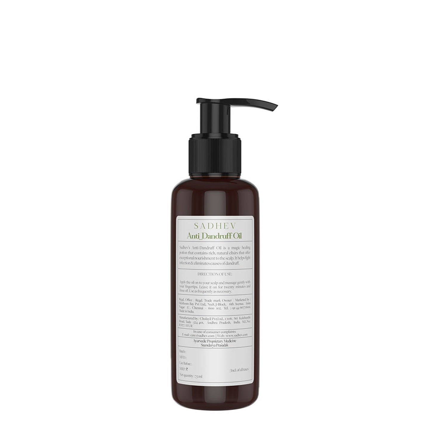 SADHEV Anti-dandruff Hair Oil