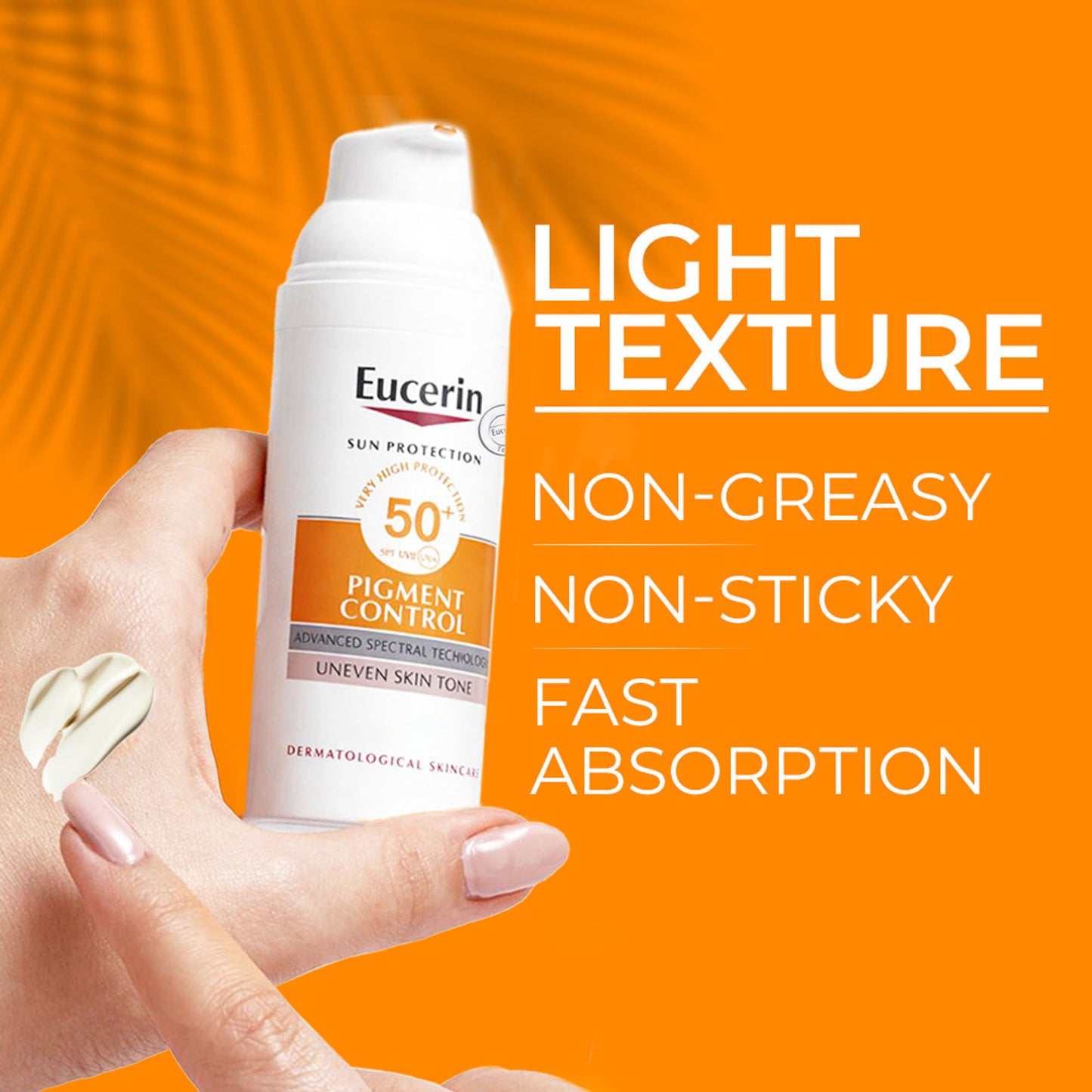 Eucerin Pigment Control Sunscreen Fluid SPF50+ Has Thiamidol Prevent & Reduce Darkspot Is Nonsticky