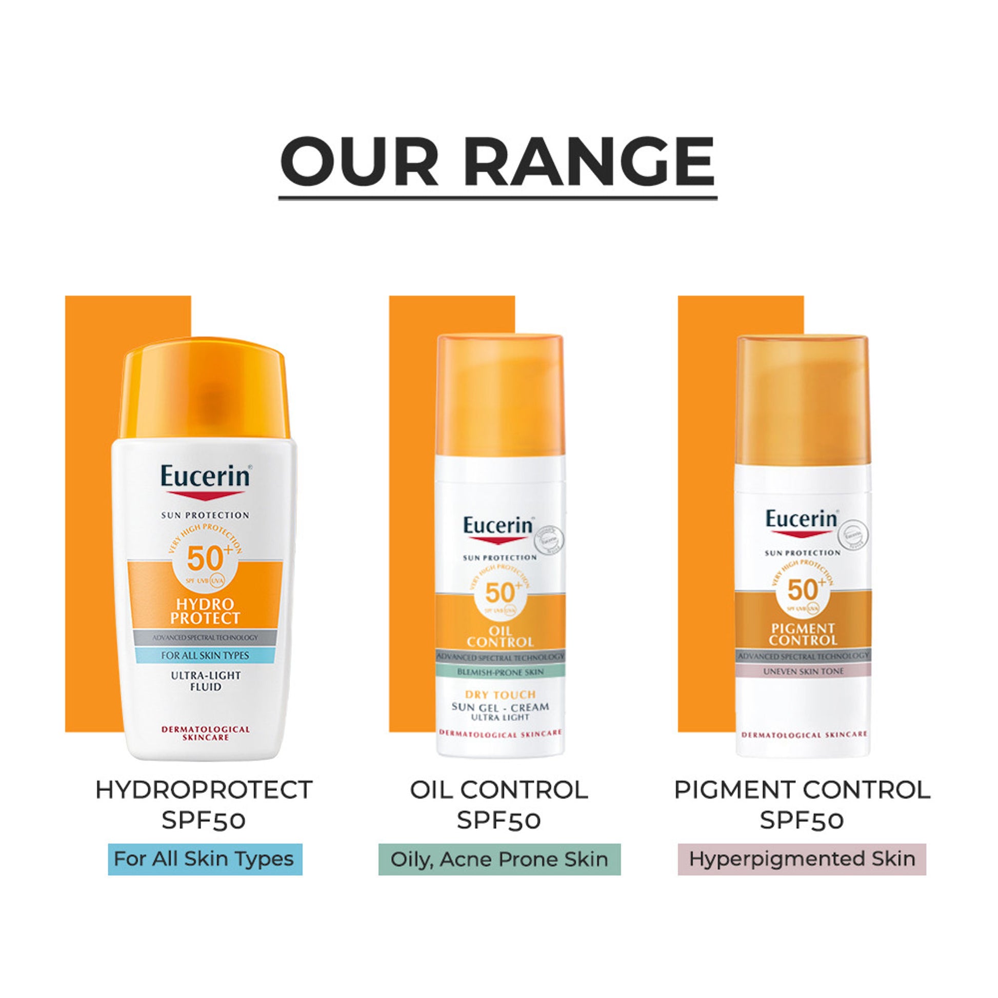 Eucerin Hydro Protect Ultra-Light Sunscreen Fluid SPF50+ With Hyaluronic Acid Has Invisible Finish