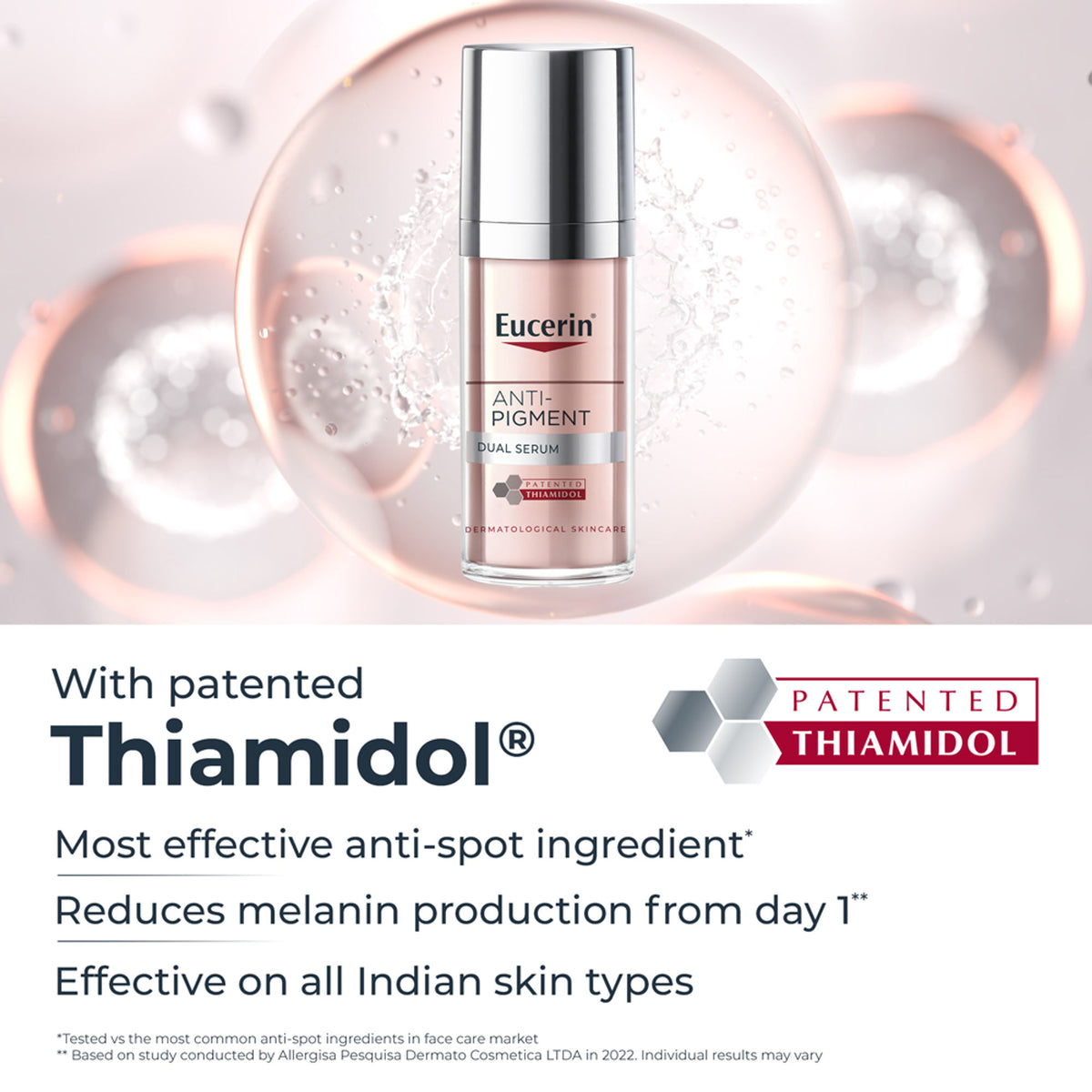 Eucerin Anti-Pigment Dual Serum With Thiamidol & Hyaluronic Acid , Reduces Dark Spots & Rejuvenates