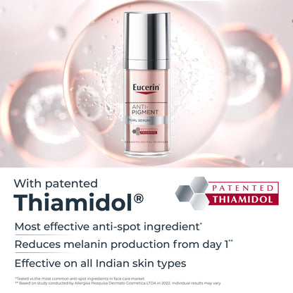 Eucerin Anti-Pigment Dual Serum With Thiamidol & Hyaluronic Acid , Reduces Dark Spots & Rejuvenates