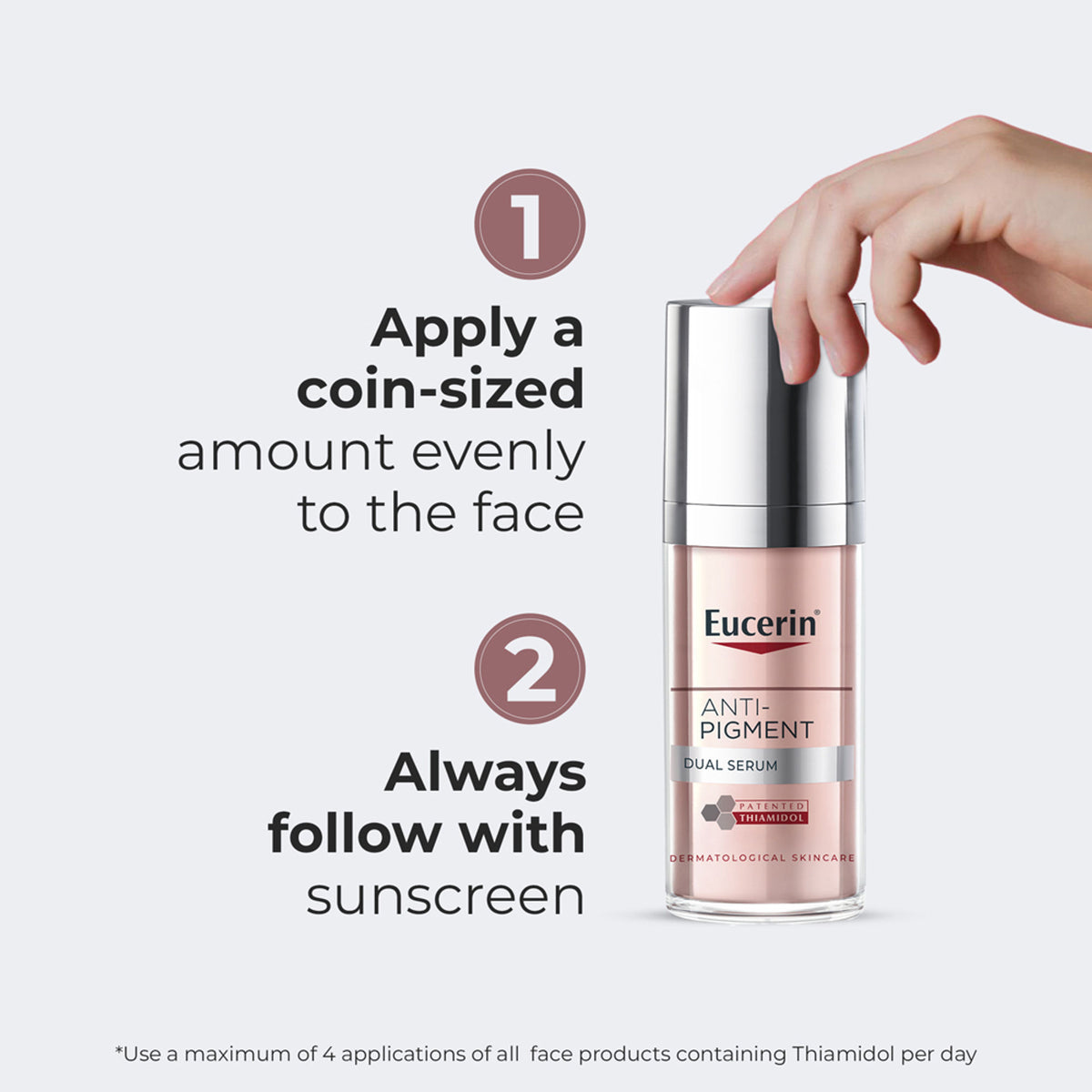 Eucerin Anti-Pigment Dual Serum With Thiamidol & Hyaluronic Acid , Reduces Dark Spots & Rejuvenates
