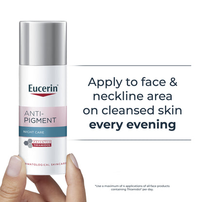 Eucerin Anti-Pigment Night Cream With Thiamidol Reduces Dark Spots & Night Regeneration
