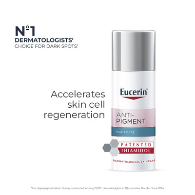Eucerin Anti-Pigment Night Cream With Thiamidol Reduces Dark Spots & Night Regeneration