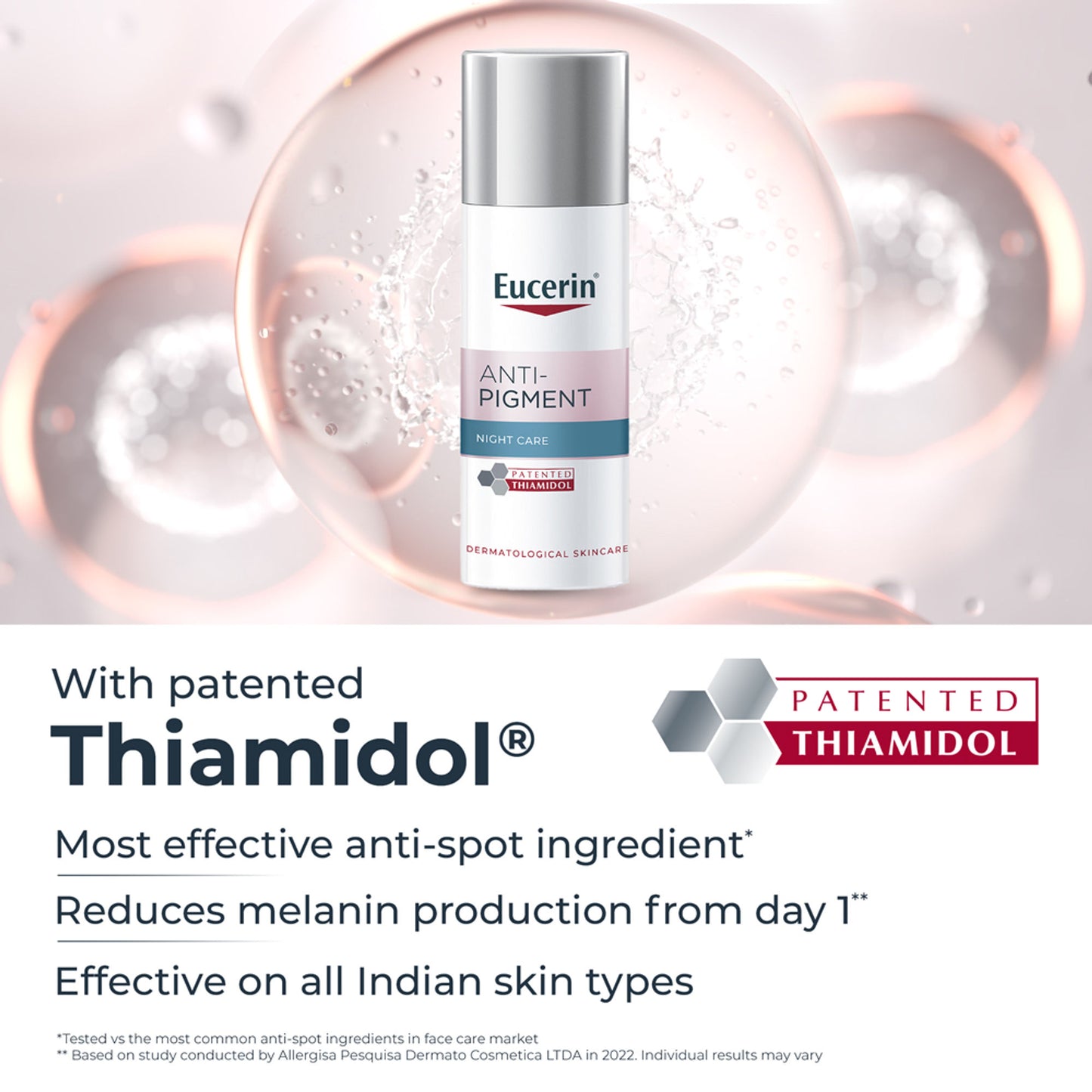 Eucerin Anti-Pigment Night Cream With Thiamidol Reduces Dark Spots & Night Regeneration