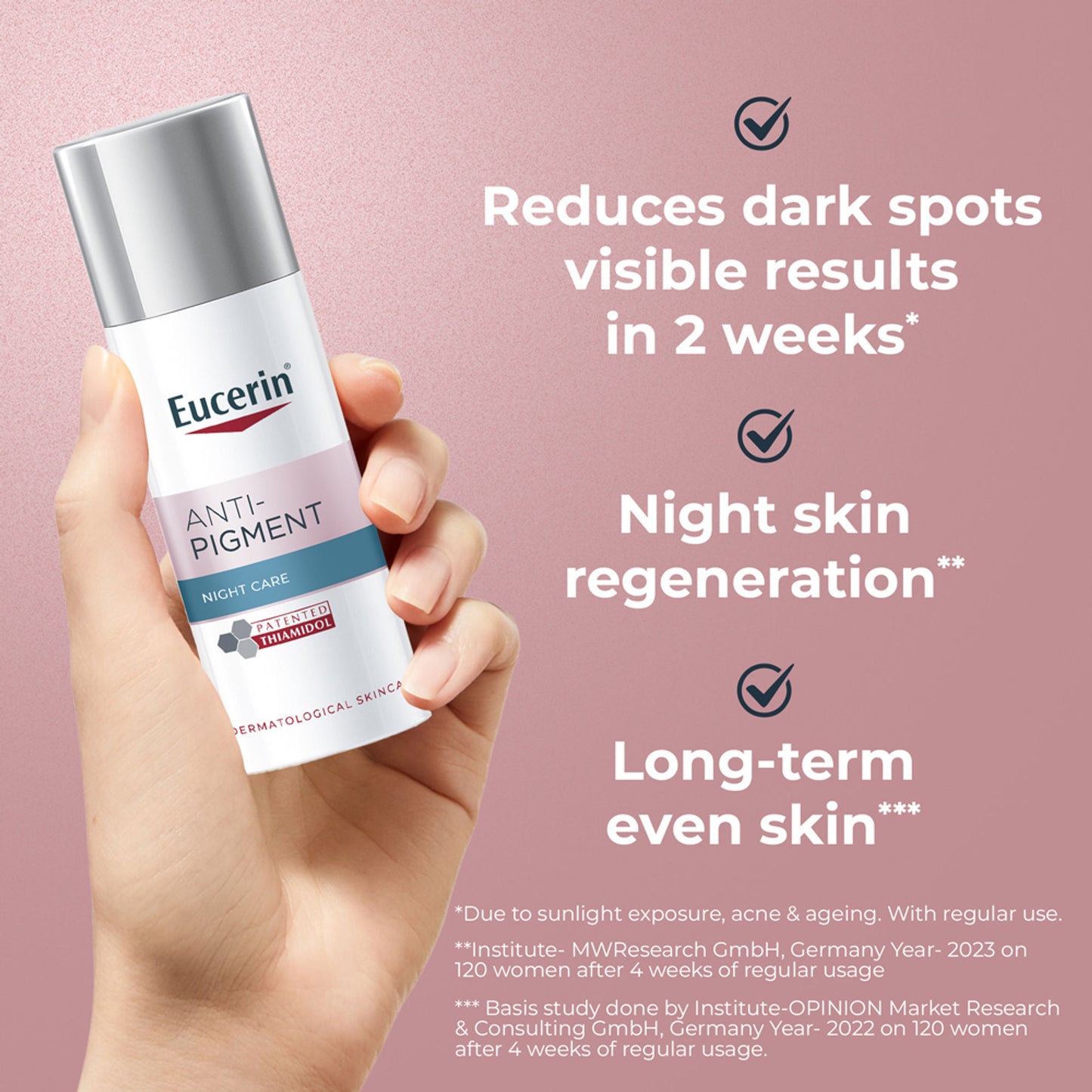 Eucerin Anti-Pigment Night Cream With Thiamidol Reduces Dark Spots & Night Regeneration