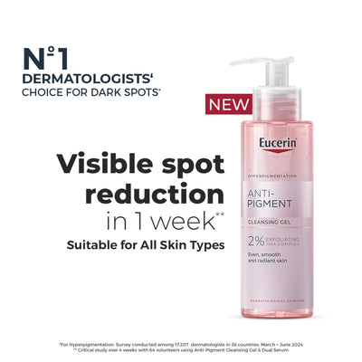 Eucerin Anti Pigment Cleansing Gel 2% Exfoliating AHA Complex