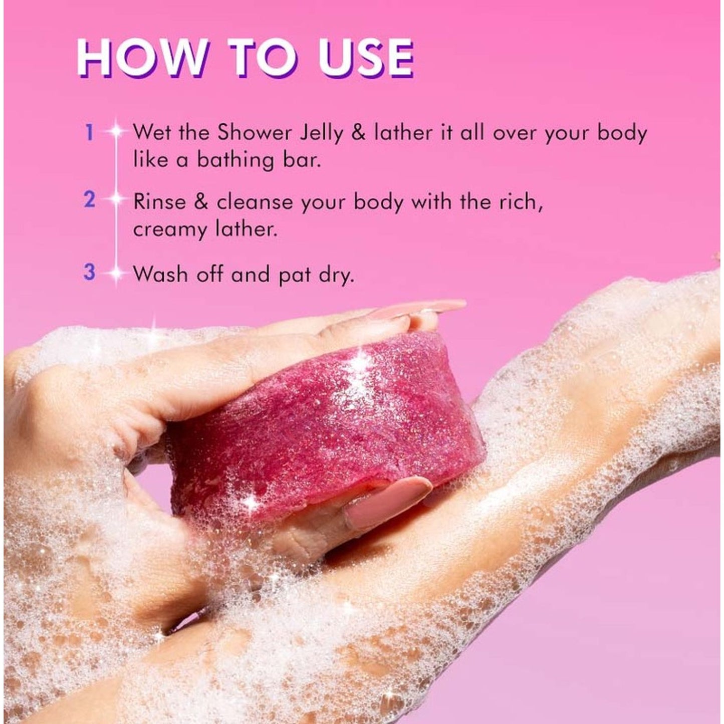 MCaffeine Berry Squeeze Shower Marshmallow Shower Jelly Soap