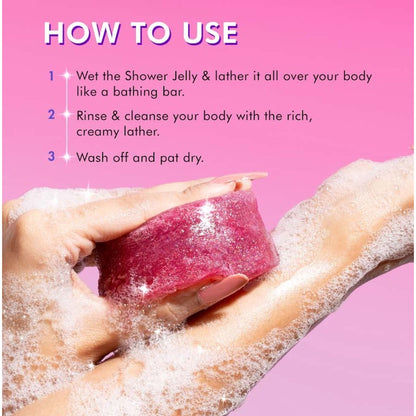 MCaffeine Berry Squeeze Shower Marshmallow Shower Jelly Soap