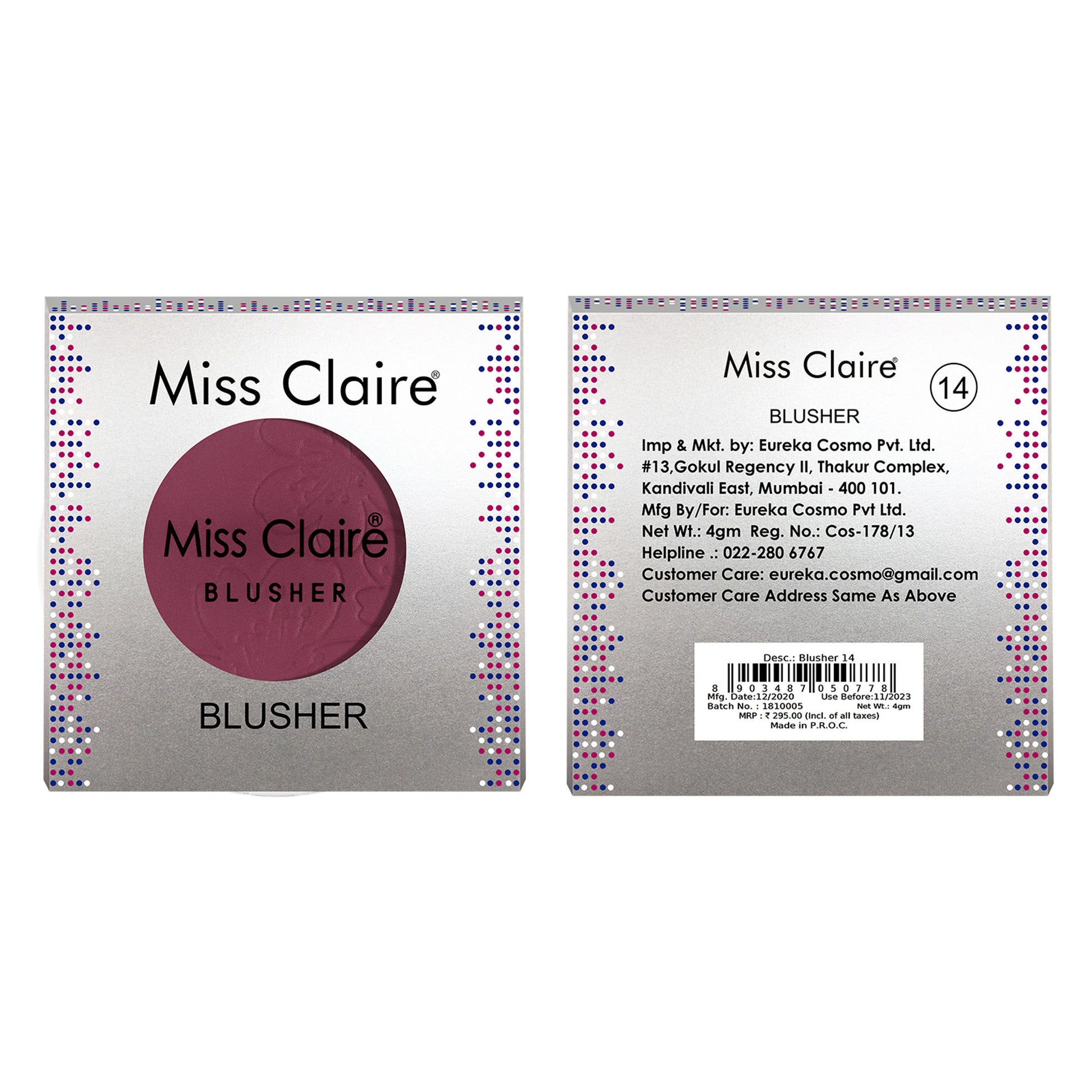 Miss Claire Round Blusher - 14